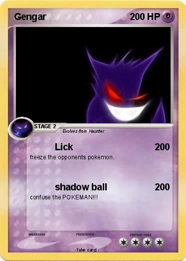 Pokemon Gengar