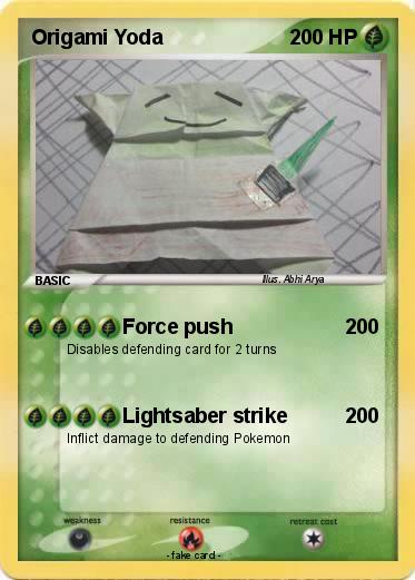 Pokemon Origami Yoda