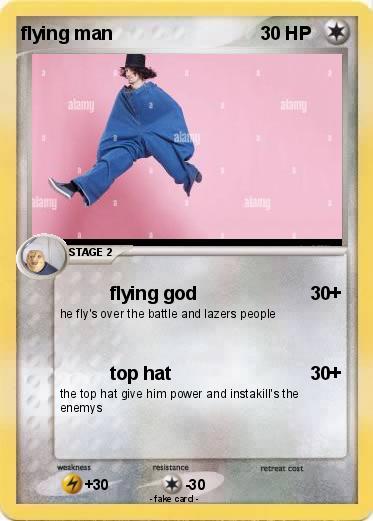 Pokemon flying man
