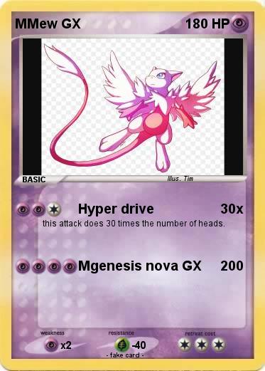 Pokemon MMew GX