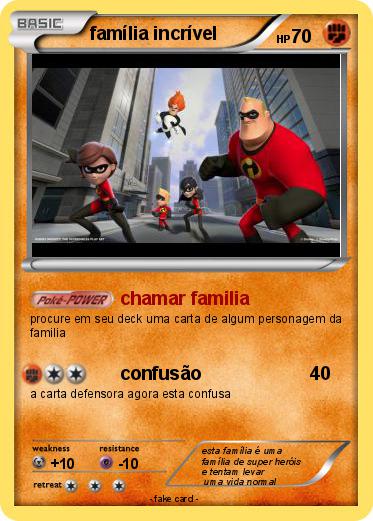 Pokemon família incrível