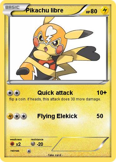 Pokemon Pikachu libre