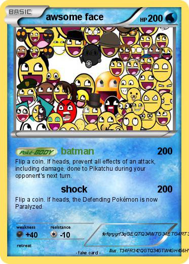 Pokemon awsome face