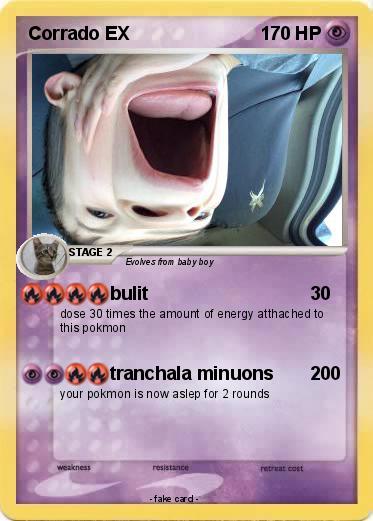 Pokemon Corrado EX
