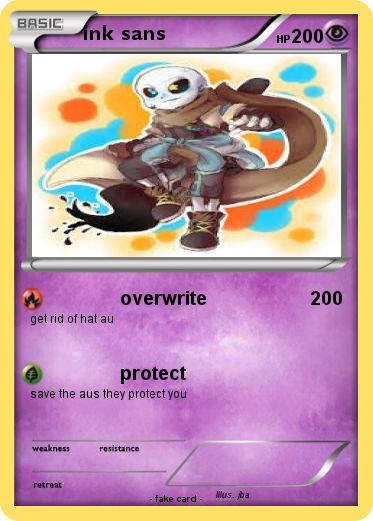 Pokemon ink sans