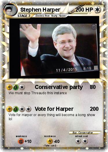 Pokemon Stephen Harper