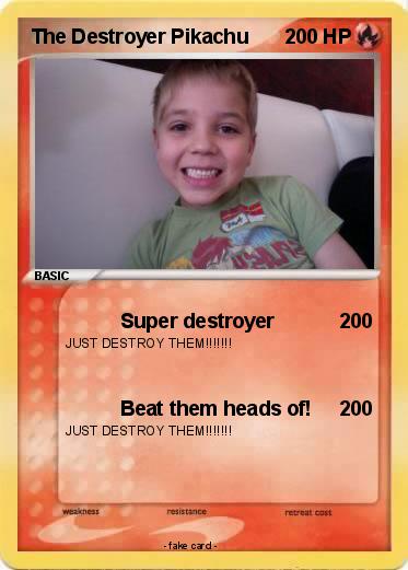 Pokemon The Destroyer Pikachu