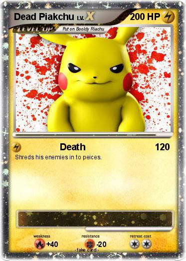 Pokemon Dead Piakchu