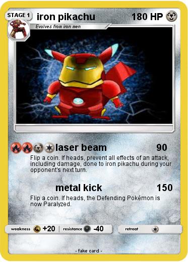 Pokemon iron pikachu