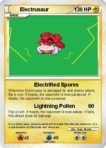 Pokemon Electrusaur