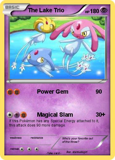 Pokemon The Lake Trio