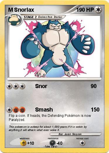 Pokemon M Snorlax