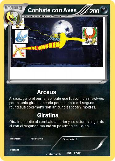 Pokemon Conbate con Aves