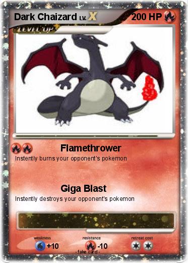 Pokemon Dark Chaizard