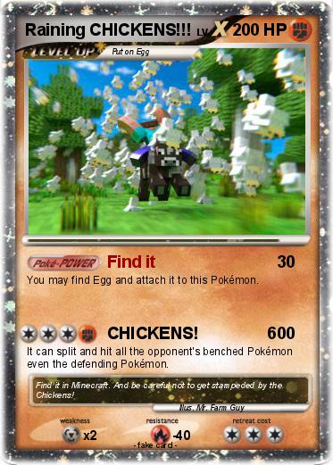 Pokemon Raining CHICKENS!!!