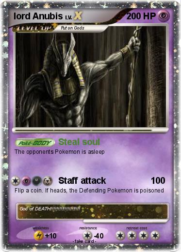 Pokemon lord Anubis