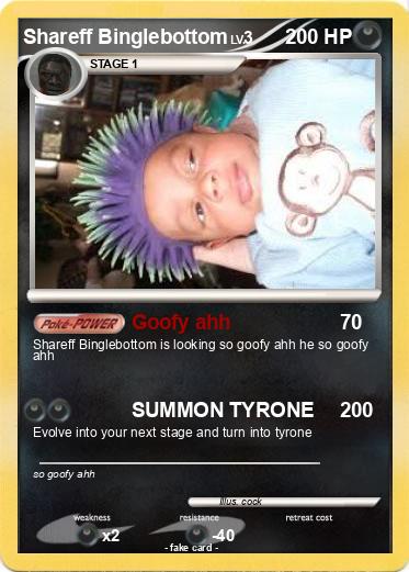 Pokemon Shareff Binglebottom