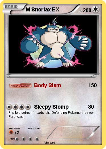 Pokemon M Snorlax EX