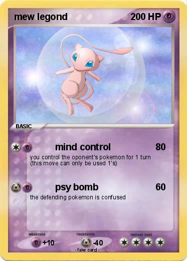 Pokemon mew legond