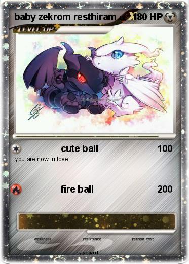 Pokemon baby zekrom resthiram