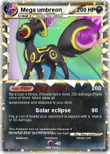 Pokemon Mega umbreon