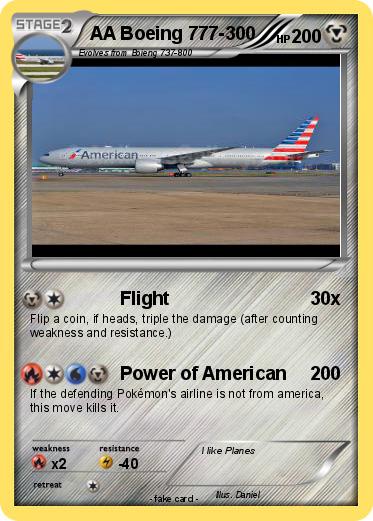 Pokemon AA Boeing 777-300