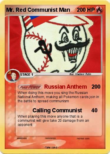 Pokemon Mr. Red Communist Man