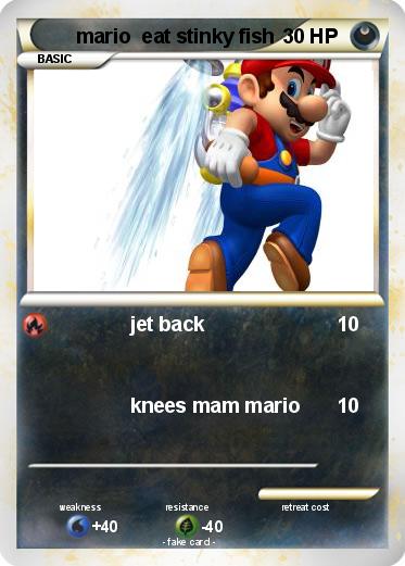 Pokemon mario  eat stinky fish