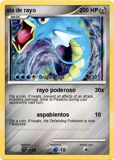 Pokemon ala de rayo