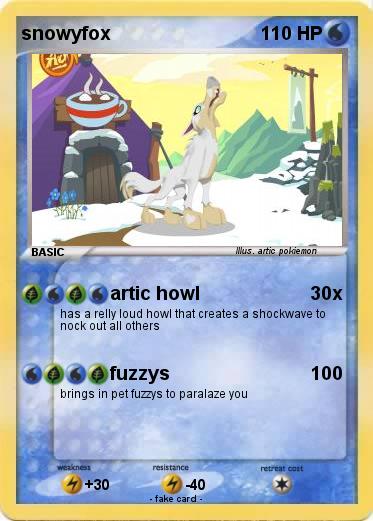 Pokemon snowyfox