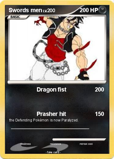 Pokemon Swords men