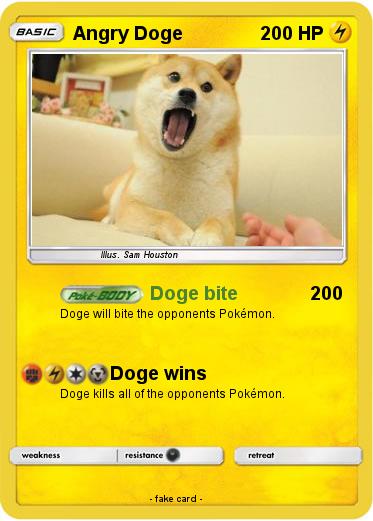 Pokemon Angry Doge