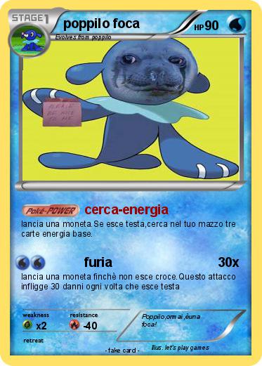 Pokemon poppilo foca