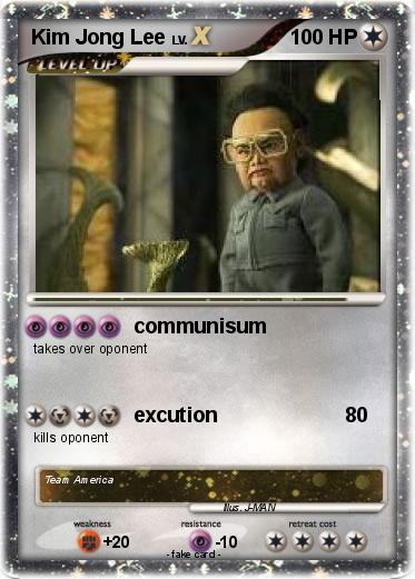 Pokemon Kim Jong Lee