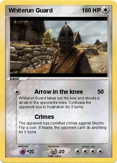 Pokemon Whiterun Guard