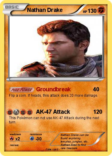 Pokemon Nathan Drake