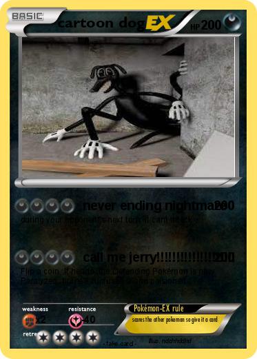 Pokemon cartoon dog