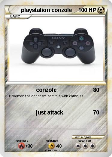 Pokemon playstation conzole
