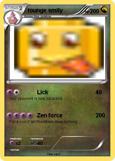 Pokemon tounge smily