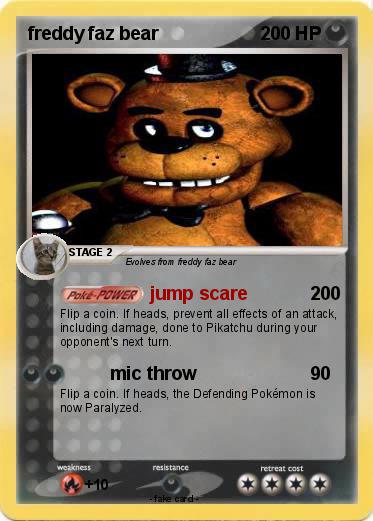 Pokemon freddy faz bear