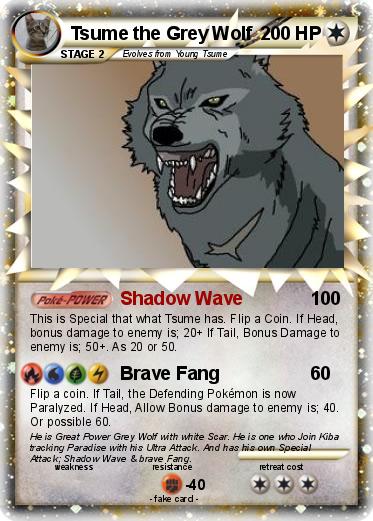 Pokemon Tsume the Grey Wolf