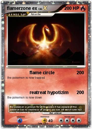 Pokemon flamerzone ex