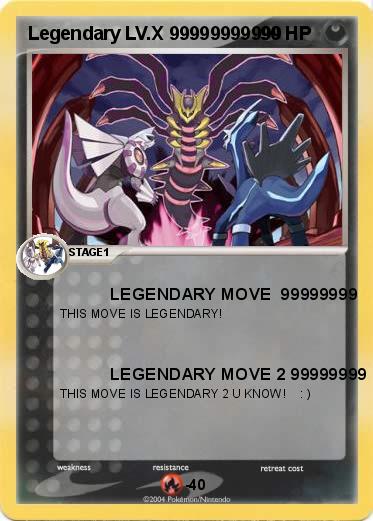 Pokemon Legendary LV.X 99999999999