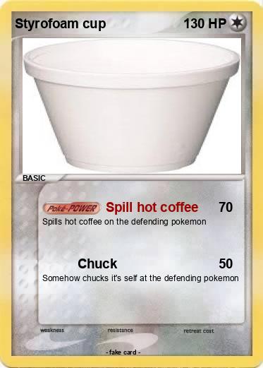 Pokemon Styrofoam cup