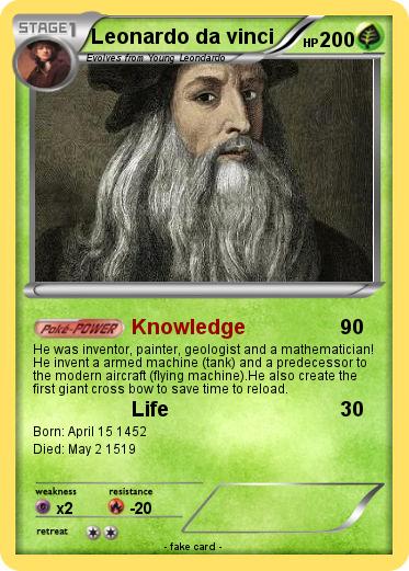 Pokemon Leonardo da vinci