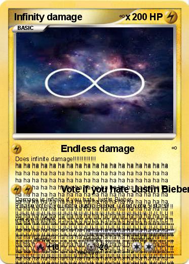 Pokemon Infinity damage              ∞x