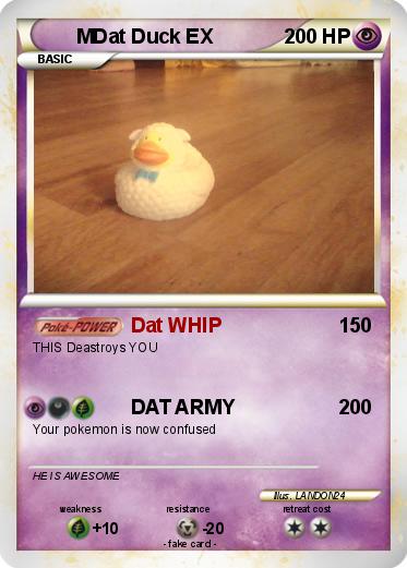 Pokemon MDat Duck EX