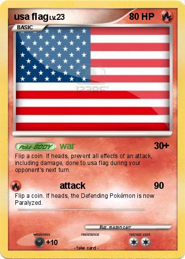 Pokemon usa flag