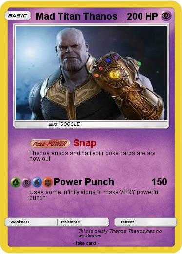 Pokemon Mad Titan Thanos
