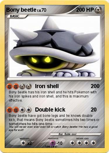 Pokemon Bony beetle